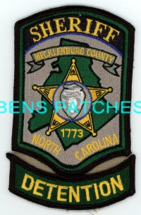 NORTH CAROLINA,A,MECKLENBURG COUNTY SHERIFF DETENTION 1